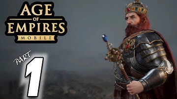 Age of Empires mobile - Global launch gameplay walkthrough part 1 [Android iOS]
