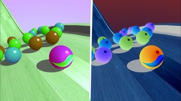 Marble Run vs Reverse gameplay Ball Colour Run walkthrough , iOS Android New Update ( part : 343 )