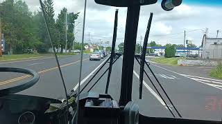 Retired Septa D40LF 8095 on Rt 129 to Oxford Valley Mall with @chrismoore5249 front view