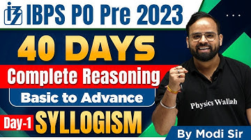 IBPS PO 2023 | SYLLOGISM | CONCEPTS AND TRICKS | MOST EXPECTED QUESTIONS | REASONING BY MODI SIR