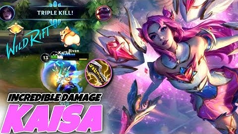 Wild Rift Kaisa | KAISA STILL BROKEN IN PATCH 3.3 B !!? | GAMEPLAY | Build & Runes #wildrift  #kaisa