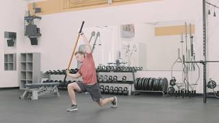 Reverse Lunge with side bend