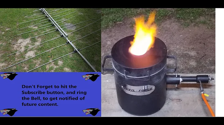 Devil Forge 10KG-FB2M furnace Unboxing and Trial Run Antenna Melt