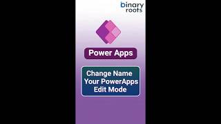 How to Change a Power App Name in Edit Mode #powerapps #microsoft365