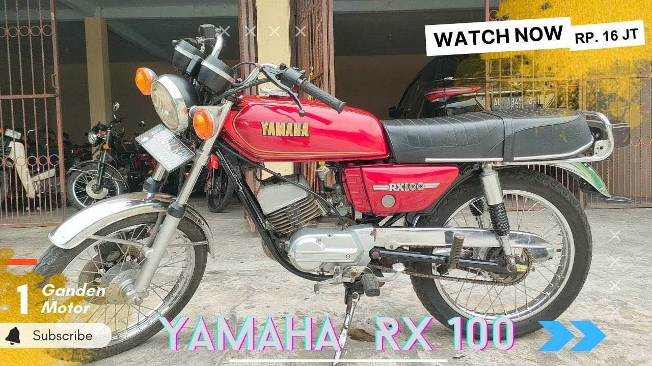Review Motor Yamaha Rx100 Merah kinclong #clasicmotor #motorlangka ...