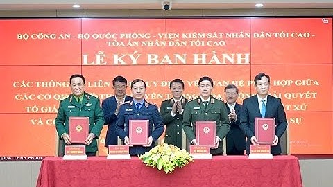 Ban hành các thông tư liên tịch quy định về quan hệ phối hợp giữa các cơ quan có thẩm quyền