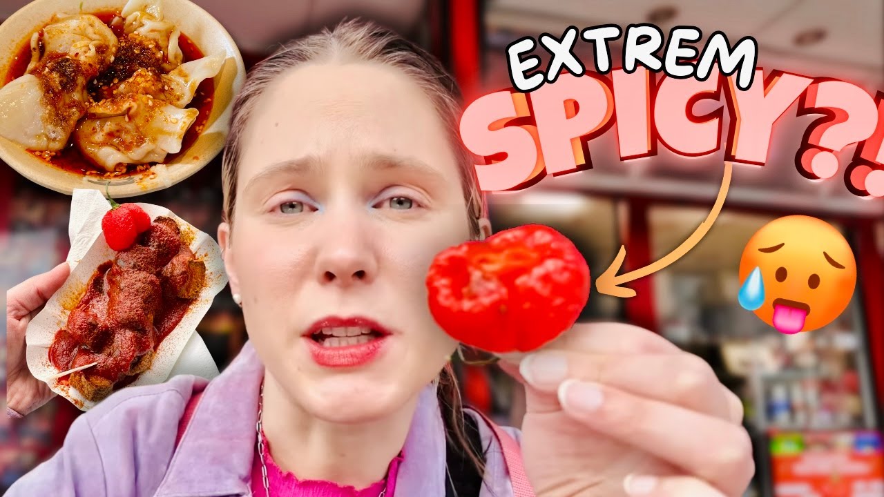 Ich kann NICHT SCHARF essen, aber teste die SCHÄRFSTEN Orte Berlins… 🌶😵