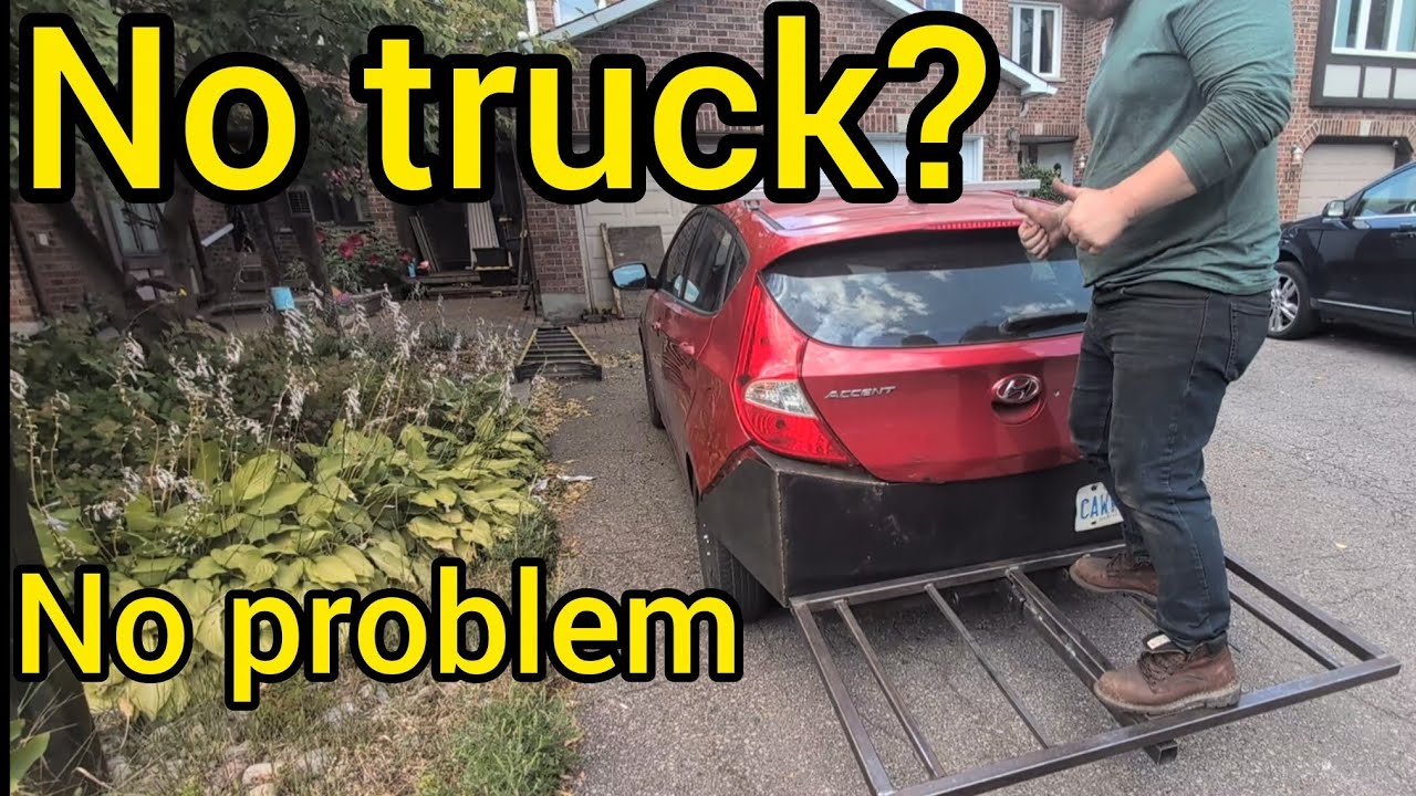 Quick welding project - hitch cargo carrier (who needs a truck?)