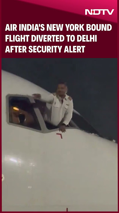 Air India Flight News | New York-Bound Flight Diverted To Delhi After Security Alert, Says Air India