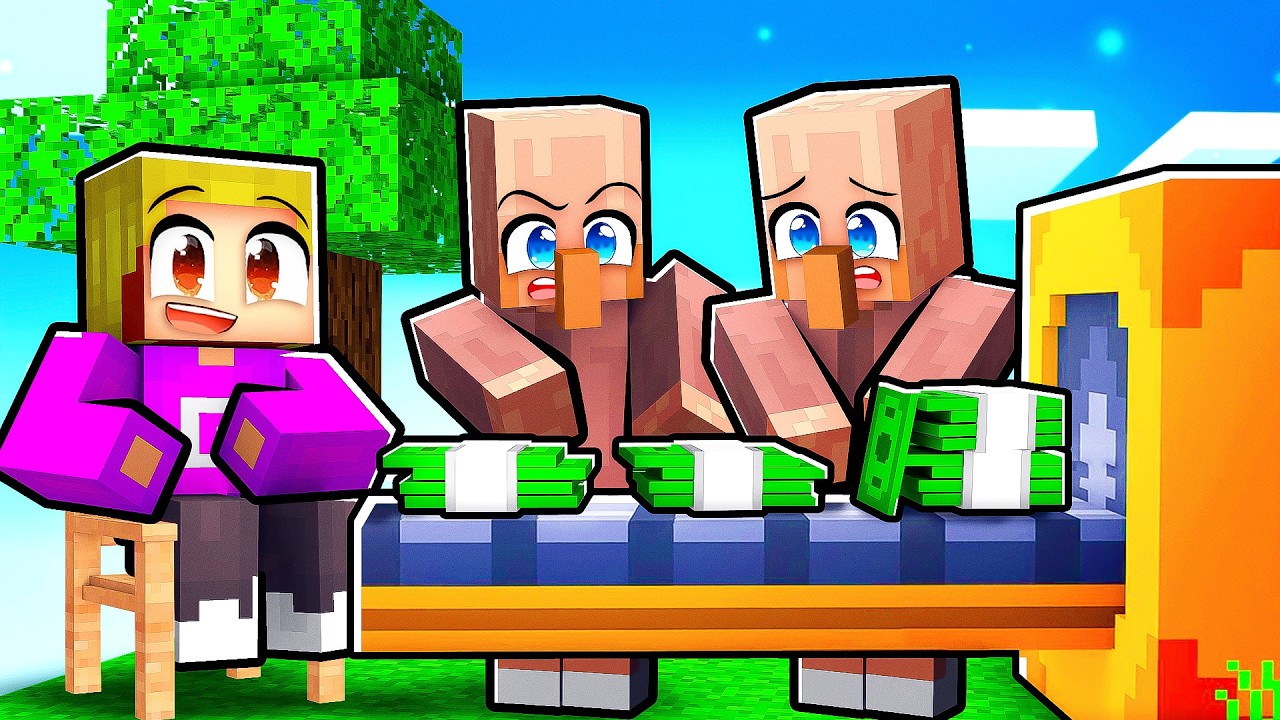 Geld Minion Maakt Mij Mega Rijk In Skyblock! (Minecraft)