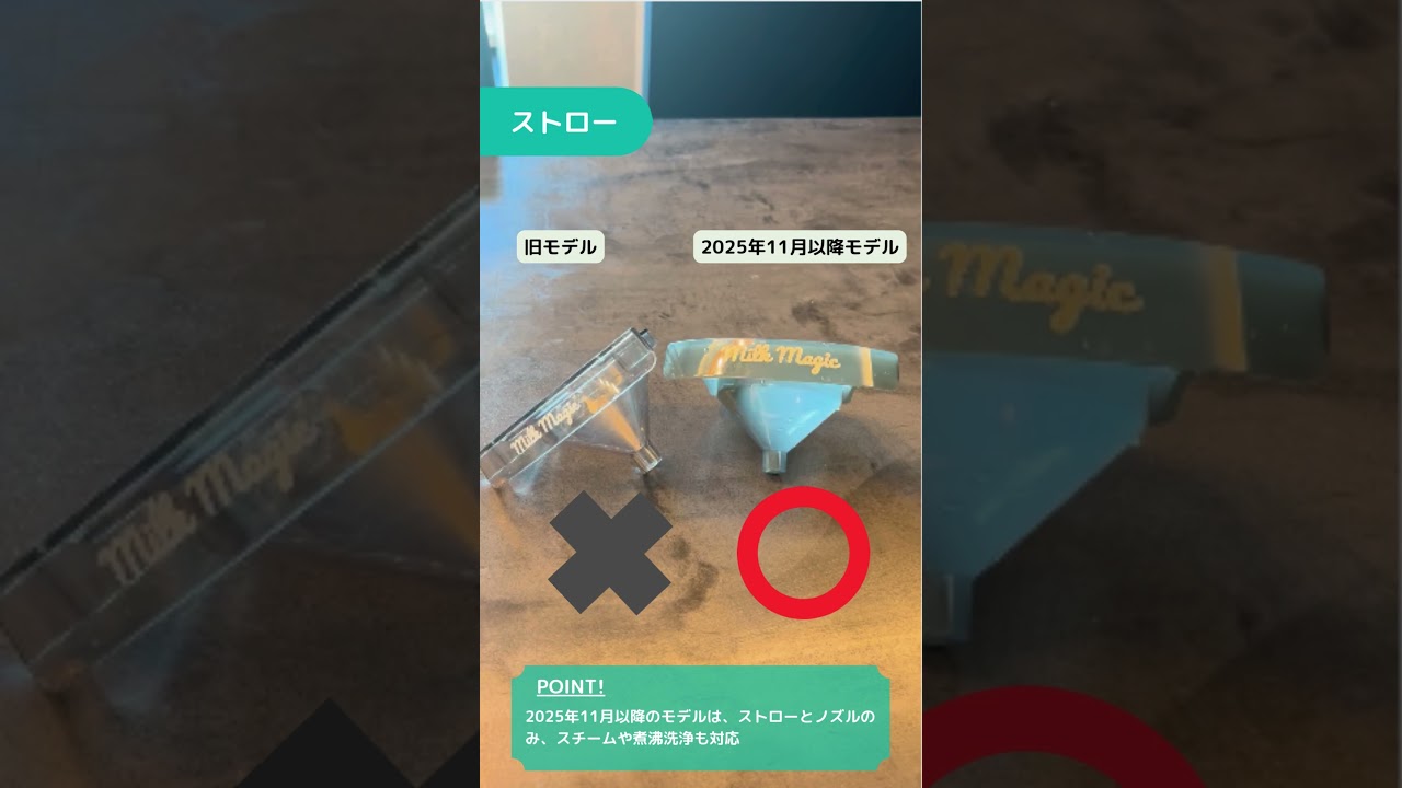 【milkmagic】毎回のお手入れ方法