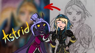 SPEED PAINT - Astrid {from How to train your dragon 3}