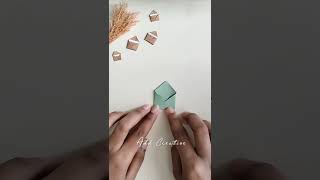 رسالة سرية Mini Origami Paper Envelope | اصنعها بنفسك اوريغامي كرافت # شورت # مغلف # اوريجامي # اسمر