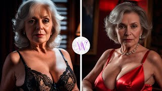 Choose Me | Natural Old Women Over 60 🌹 Attractively Dressed Сlassy  47