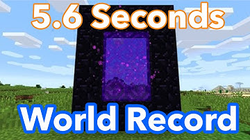[FWR] Enter Nether Speedrun in 5.6 seconds [SS]