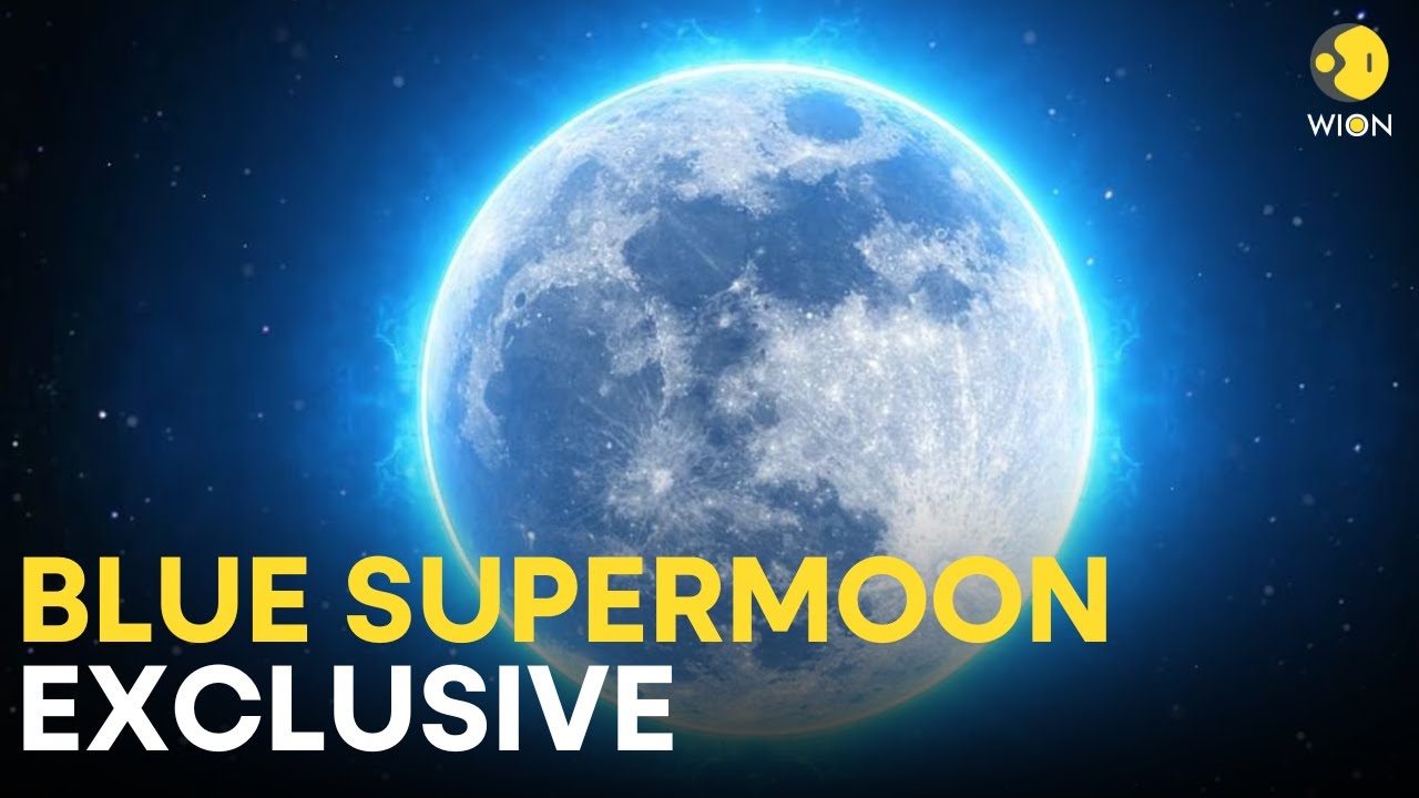 The Blue Supermoon Live: Blue Supermoon rises over New Delhi | Wion Live | WION