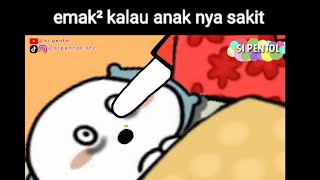 Sipentol Terbaru!!! Emak emak Jaman dulu vs jaman sekarang kalau anaknya lagi sakit🤒 @si pentol screenshot 4