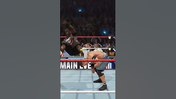 WWE 2K25 R TRUTH HITS JOHN CENA WITH A SCISSOR KICK #wwe #wwe2k25