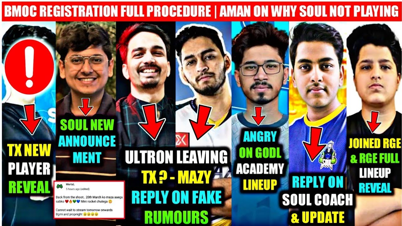 TX NEW PLAYER REVEAL | ULTRON LEAVING TX ? AMAN REPLY ON SOUL COACH | MORTAL ANNOUNCEMENT | SAUMRAJ