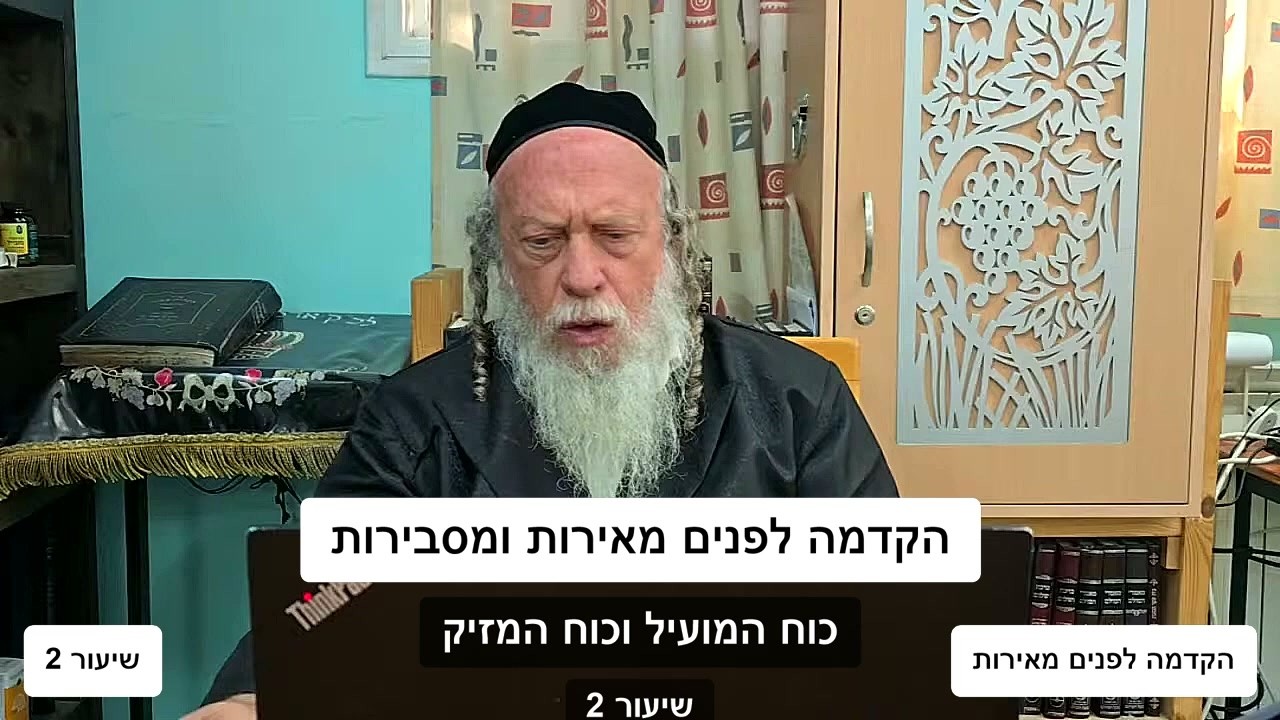 הקדמה לפנים מאירות ומסבירות - שיעור 2 | הרב גוטליב