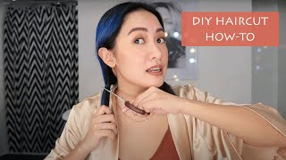 Easy Way To Cut Your Own Hair At Home (DIY Haircut) | Laureen Uy