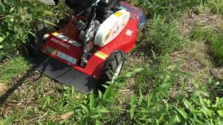オーレック シャトルモア SH51 草刈機 自走式 自走草刈り機 使ってみた。^ ^ SH51 - YouTube