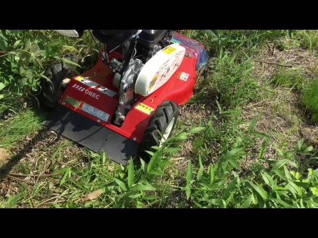 自走草刈り機 使ってみた。^ ^ SH51 - YouTube