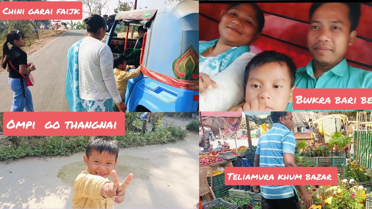 Tinikhe chung bwkra bari berainai||@naren jamatia vlog