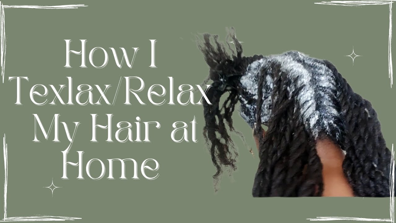 How I Texlax/Relax My Hair at Home|South African YouTuber - YouTube