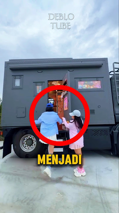 Gadis ini memiliki rumah mobil yang sangat keren ♥️ #shorts