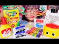 【ASMR】文房具を食べる✏️❤️💚💛🥺/【Eating Sounds】 EDIBLE STATIONARY ,MUKBANG,먹방