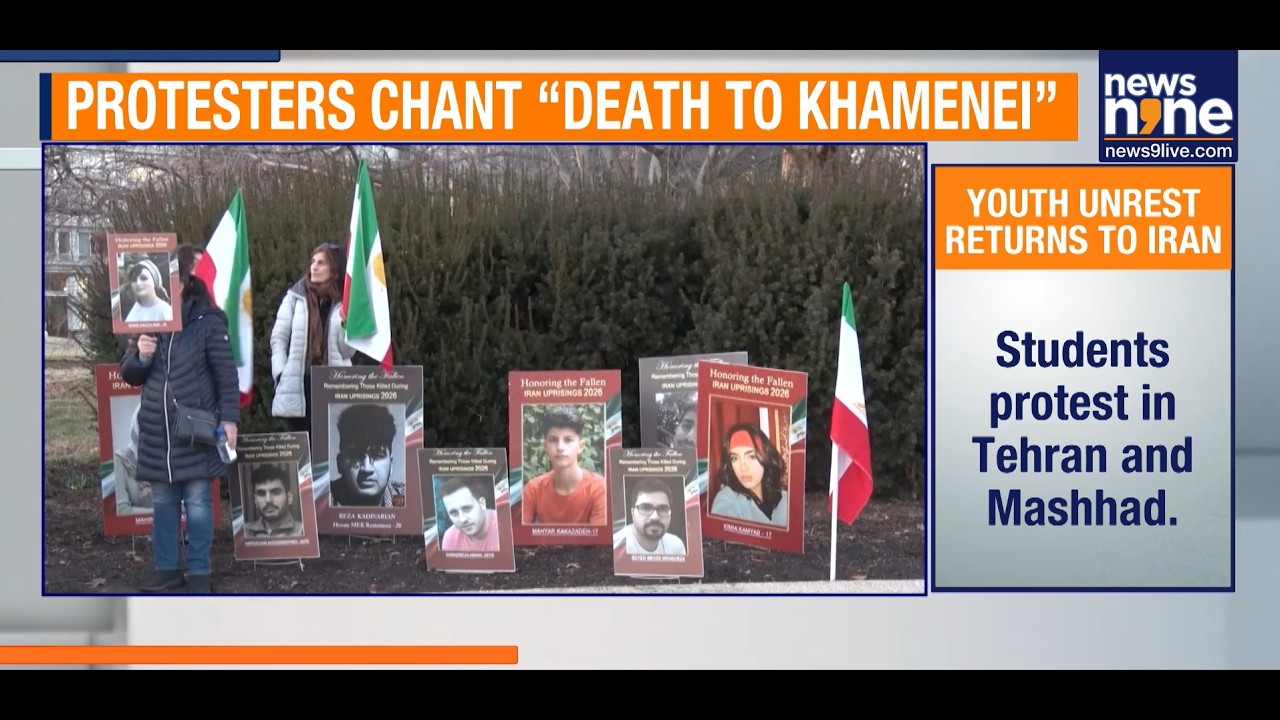 Iran University Protests Erupt Again 40 Days After January Crackdown | News9