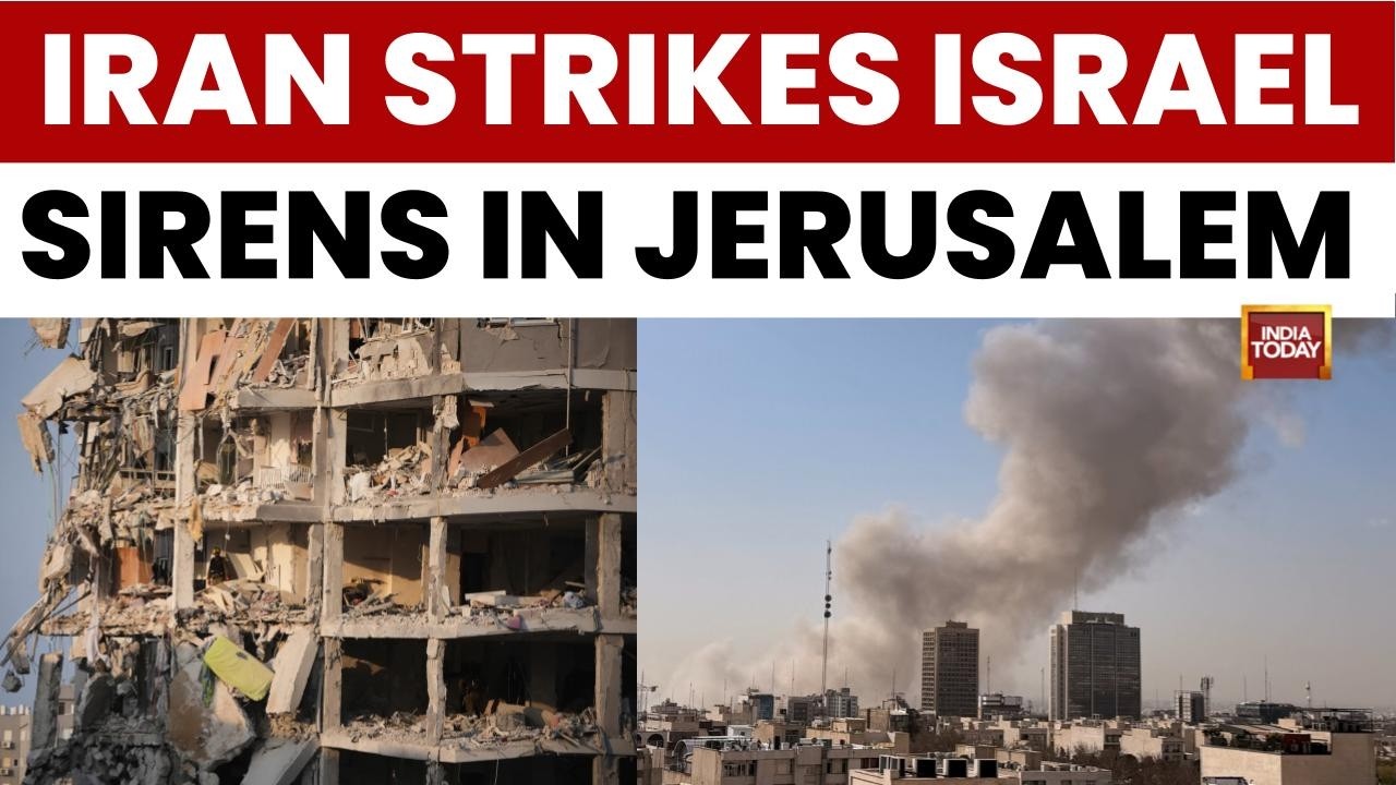 Iran Fires Rockets At Israel: Sirens Across Jerusalem, Tel Aviv | Woman Killed In Strike