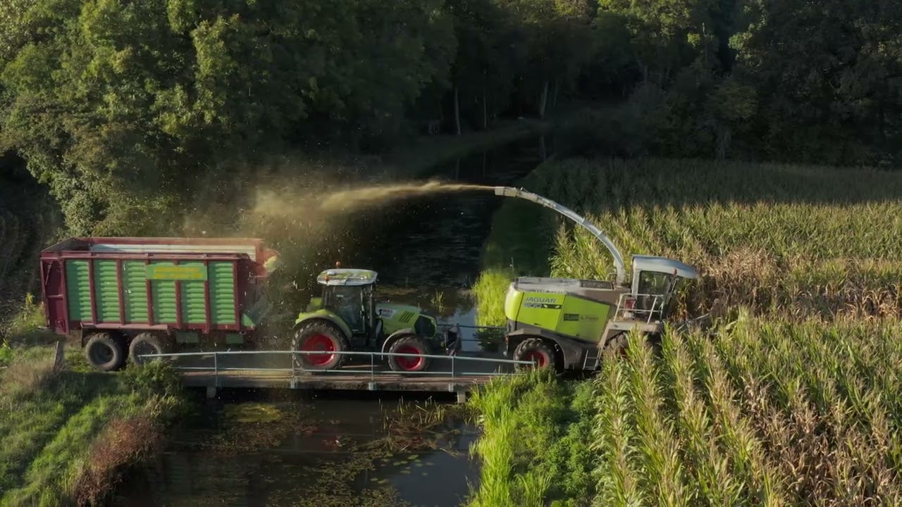 Loon   & melkveebedrijf A  Fieten Mais hakselen Echten Drenthe 2022