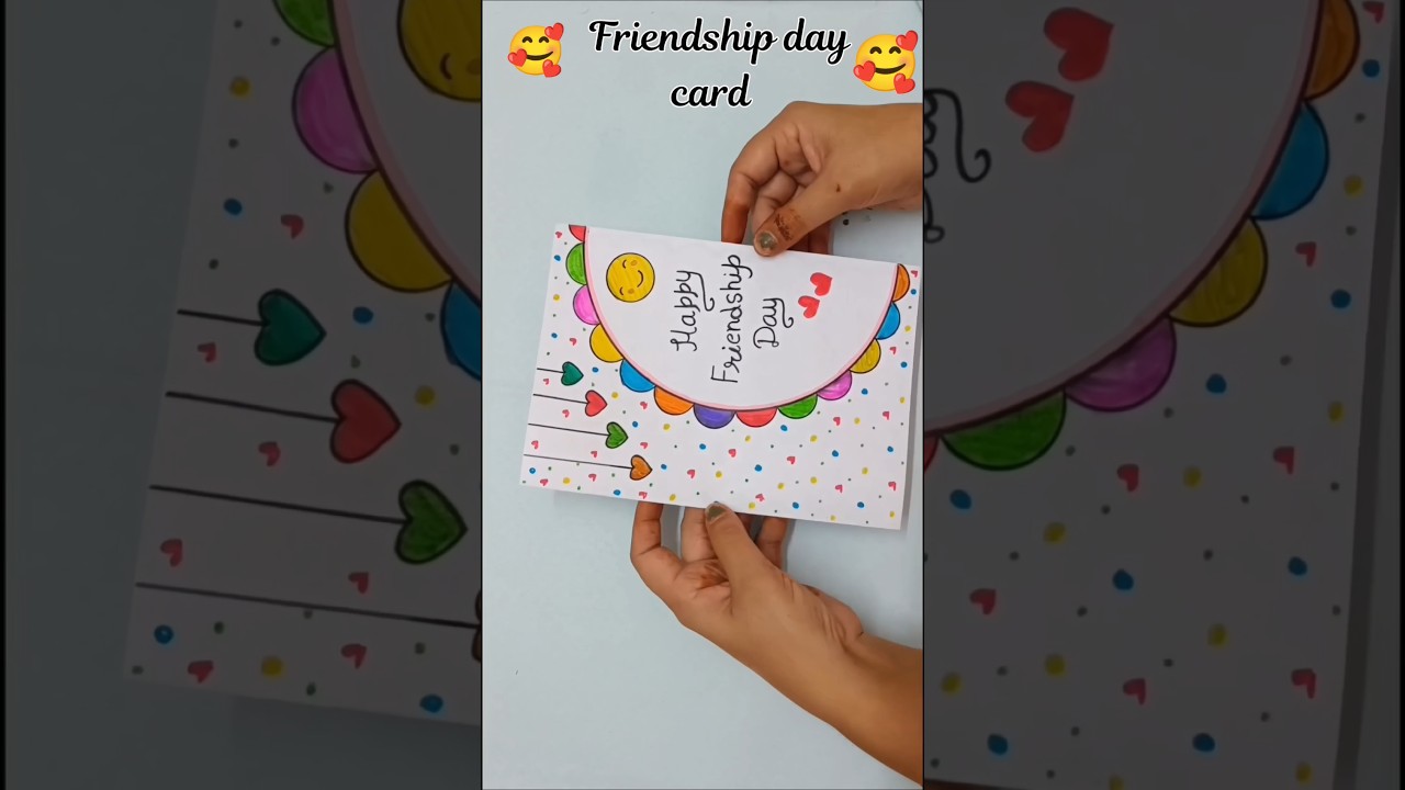 Friendship day card making ideas for Bestie❤️