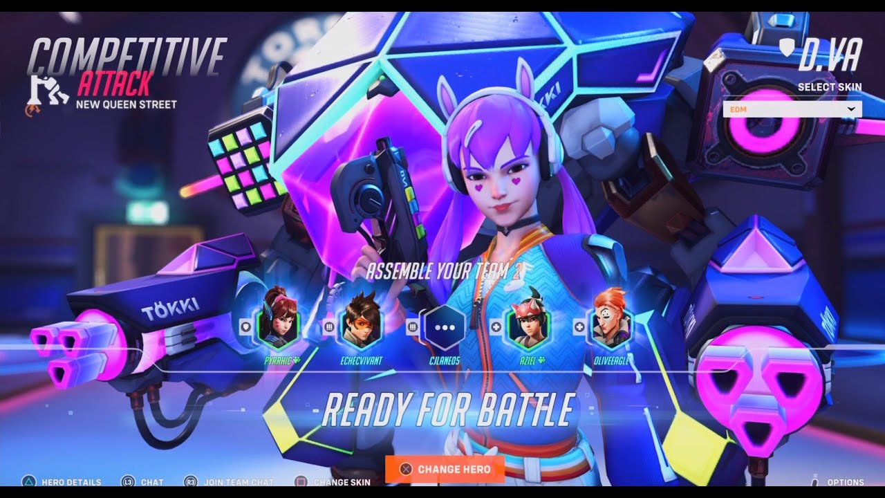 Overwatch 2 Ranked - Dva 26-0 An Easy Win For Once ? - YouTube