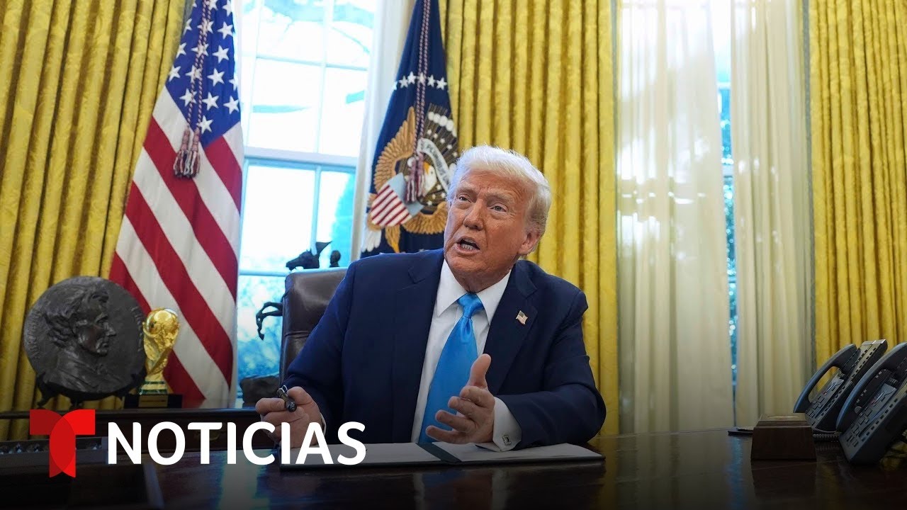Trump firma su megaproyecto de ley fiscal y presupuestario - YouTube