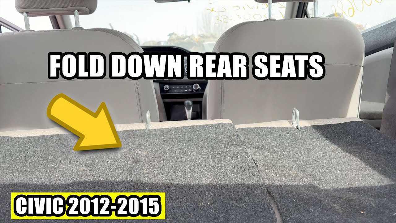 How To Fold Down Rear Seats