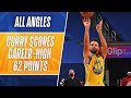 All-Angles: Curry's WILD TRIPLE For CAREER-HIGH 62!