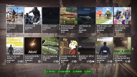 Mod Tutorial, Load Order, Fallout 4, Rumers and Hype.(PS4-XboxOne)