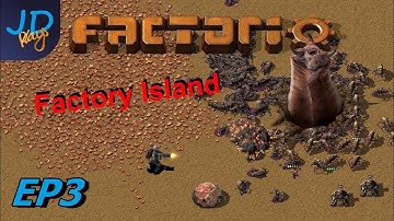 Factorio 0.17 | Factory Island EP3 - Smelting arrays | Tutorial, Guide, Let