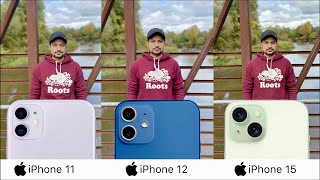 iPhone 11 vs iPhone 12 vs iPhone 15 CAMERA COMPARISON!