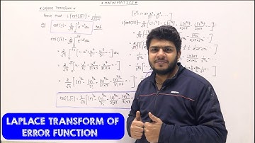Laplace transform of error function | Laplace Transformation