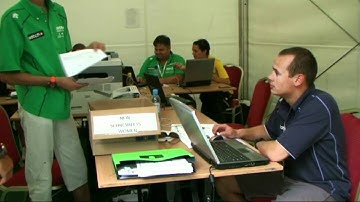 FIVB - How to officiate - Collecting scoresheet