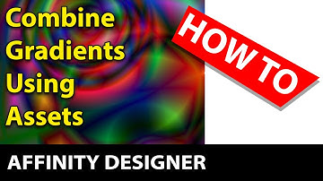 Affinity Designer : Combine gradients using assets tutorial how to