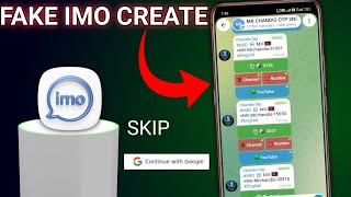 Create FAKE Imo Accounts | How To Make Unlimited IMO ACCOUNTS With International Numbers