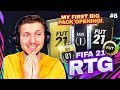 HUGE PULL IN MY RANK 1 DIVISON 1 REWARDS!! FIRST BIG PACK OPENING ON THE RTG! FIFA 21 ULTIMATE TEAM