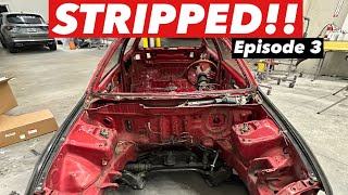 1992 Honda Civic VX Build Project  Disassembling & Gut Engine Bay | Exterior | Interior (Episode 3)