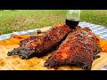 Барбекью свиные рёбрышки на гриле по Американски, amazing barbecue ribs