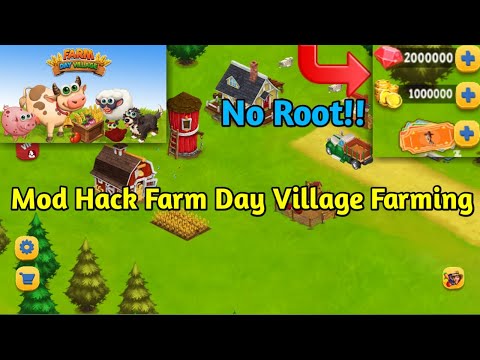 cara cheat farm day village farming mod hack apk no root unlimited coin